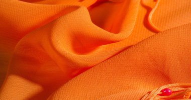 arka plan, desen, doku, Turuncu ipek kumaş parlak bir