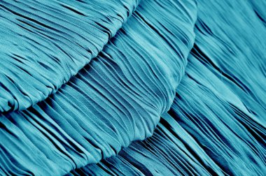 Doku, arka plan, desen, Kumaş pilili mavi. Parlak bir son