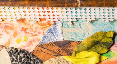 doku arka plan deseni. dekoratif hayvan derisi, parlak renk