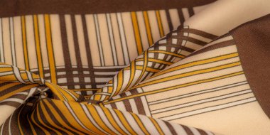 Doku, arka plan, desen, kahverengi renk ipek kumaş, geomet