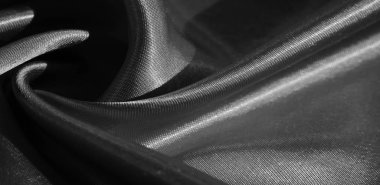 Doku, arka plan, desen, siyah ipek kumaş. Bu tapabl