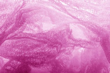 Pembe renk bir örgü kumaş. bu mikro-ince bir kafes, hangi