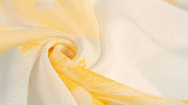 Doku, arka plan, desen, ipek kumaş, bir g sarı çiçekler