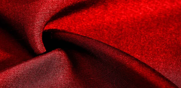 Textur, bakgrund, mönster, röd färg, tyg. bomullstyg i — Stockfoto