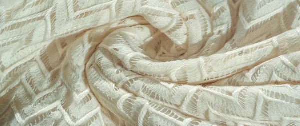 Textura, fondo, patrón, tela de seda, tul de encaje en capas, p —  Fotos de Stock