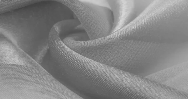 Текстура, фон, біла шовкова смугаста тканина з металевим — стокове фото