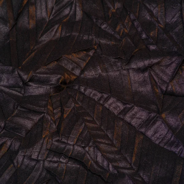 Textura fondo patrón papel pintado seda tela negro con grito — Foto de Stock