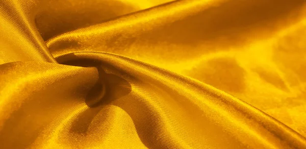 Textura, fondo, patrón, tela de seda en amarillo. Este adorab —  Fotos de Stock