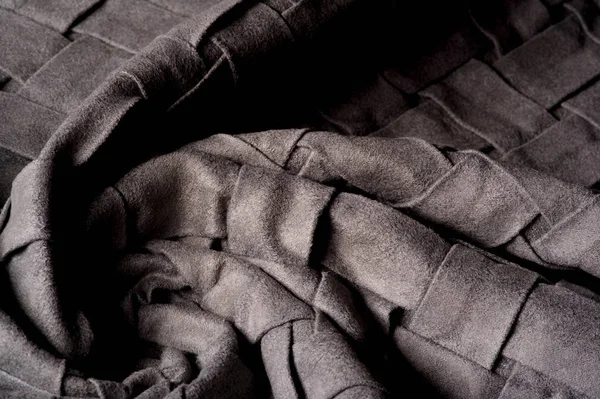 Dokulu, arka plan, desen, Iç içe kıvrım dokuma kumaş — Stok fotoğraf