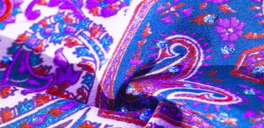 Arka plan dokusu, desen, paisley kumaş pamuk. Tarafından tasarlanmıştır