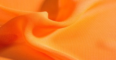arka plan, desen, doku, Turuncu ipek kumaş parlak bir