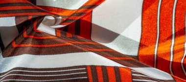 doku, arka plan, çizgili desenli ipek kumaş Desi