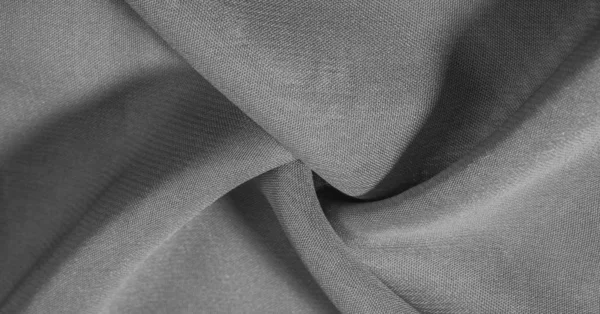 Texture, background, pattern, gray black Silk Fabric This very l — Stock Photo, Image