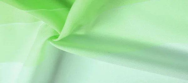 Tekstur, latar belakang, pola, kartu pos, kain sutra, celad hijau — Stok Foto