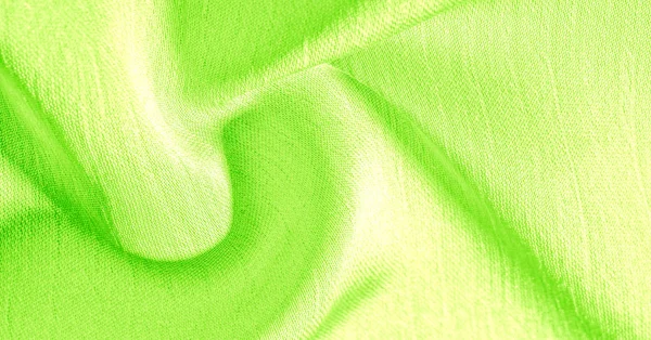 Background, pattern, texture, wallpaper, green silk fabric. It h — Stock Photo, Image