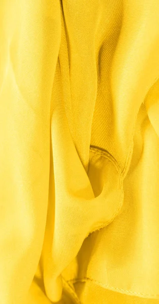 Tekstur Latar Belakang Pola Wol Hangat Kain Dengan Benang Kuning — Stok Foto