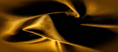 doku, arka plan, desen. altın sarısı ipek kumaş panorami