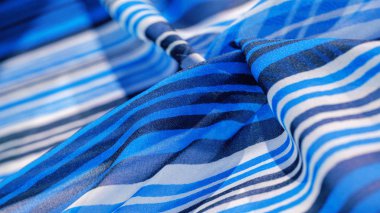 Arka plan dokusu. çok renkli çizgili ipek kumaş. Meksika co