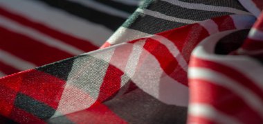 Arka plan dokusu. çok renkli çizgili ipek kumaş. Meksika co