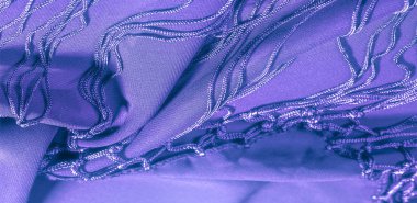 İpek kumaş Arka plan dokusu. Bu doğal mor mavi.