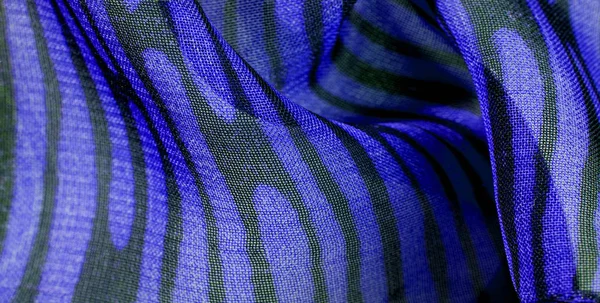 텍스처 배경 패턴 벽지. 블루 블랙 옐로우 실크 팹 — 스톡 사진
