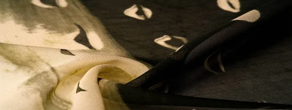 Фон текстуры. Женский шарф оливкового цвета — стоковое фото