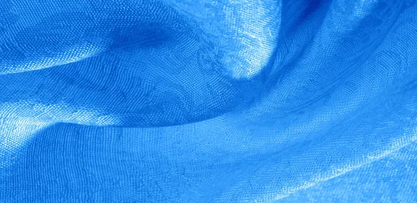 Tekstura tła wzór tkaniny kwiatowy ornament niebieski. Ten Kol — Zdjęcie stockowe