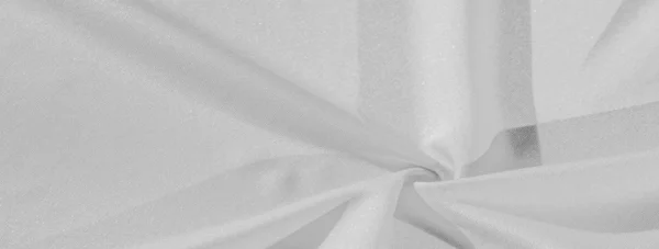 Tekstur, bakgrunn, silkestoff, hvit, kvinnelig sjal; Design-fri – stockfoto
