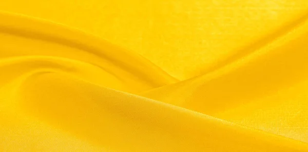 Motif, fond, motif, texture, tissu de soie jaune. Ceci — Photo