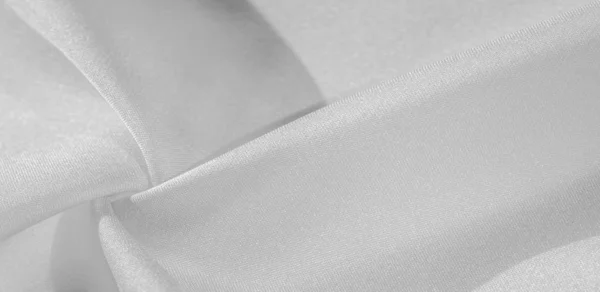 Textura, fundo, padrão, tecido de seda de cor branca. Isto é... — Fotografia de Stock
