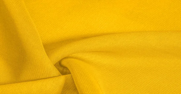 Tekstur Latar Belakang Pola Kuning Kain Sutra Mustard Dengan Pola — Stok Foto