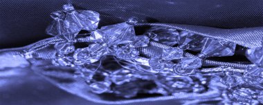 kartpostal arka plan doku, ipek kumaş derin mavi, Bondi mavi, 