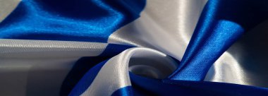 Doku, arka plan, desen, kartpostal, ipek kumaş, mavi-beyaz 