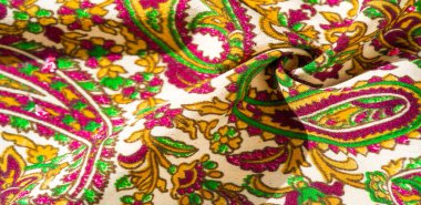 Arka plan dokusu, desen, paisley kumaş pamuk. Tarafından tasarlanmıştır