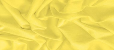 Doku arka plan deseni. Örme kumaş Sarı. Batma, xan