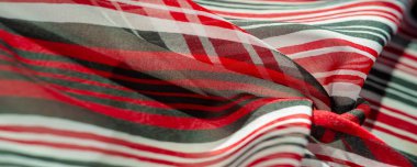 Arka plan dokusu. çok renkli çizgili ipek kumaş. Meksika co