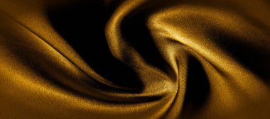 doku, arka plan, desen. altın sarısı ipek kumaş panorami
