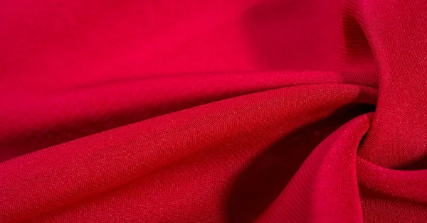 Textura, fundo, padrão, Vermelho Crimson Silk Fabric Este muito — Fotografia de Stock