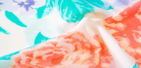 doku deseni pamuklu kumaş. Beyaz bir backgrou üzerinde çiçekler güller