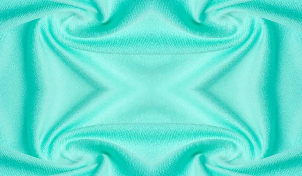 Textura, fundo, padrão. O tecido é de malha azul, turqu — Fotografia de Stock