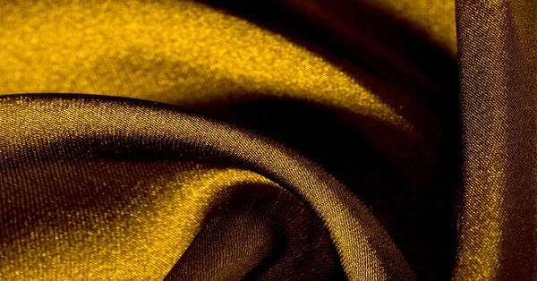 Background, pattern, texture, wallpaper, yellow silk fabric. Add