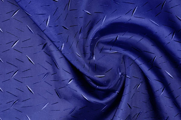 textured, background, drawing, blue silk fabric. The medium-dens