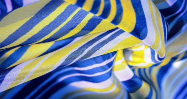 Arka plan dokusu. çok renkli çizgili ipek kumaş. Meksika co