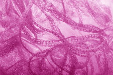 Pembe renk bir örgü kumaş. bu mikro-ince bir kafes, hangi