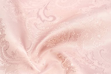 Doku, arka plan, desen. Bir desen o ile kumaş ipek bej