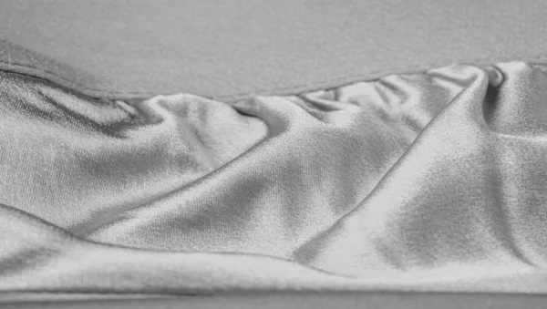 Tejido estampado con textura gris. Este tejido versátil tiene ma — Foto de Stock