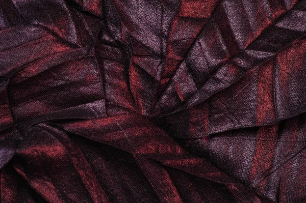 Textura fondo patrón papel pintado seda tela negro con rojo — Foto de Stock