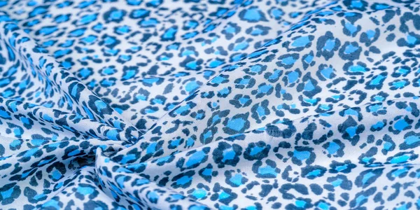 Textur, Hintergrund, Muster, Postkarte, Seidenstoff, blaues Azurblau — Stockfoto