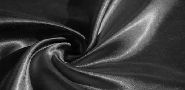 Textur, bakgrund, mönster, sidentyg i svart. Detta adorabl — Stockfoto