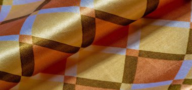 doku arka plan deseni. geometrik şekilli ipek kumaş sq